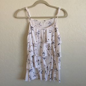 Bears Land Maternity Floral Nursing Tank Top Women's Size L